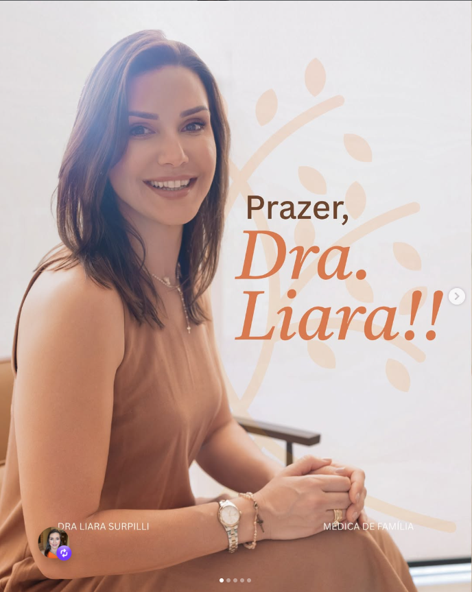 Dra. Liara Marin Surpilli em atendimento